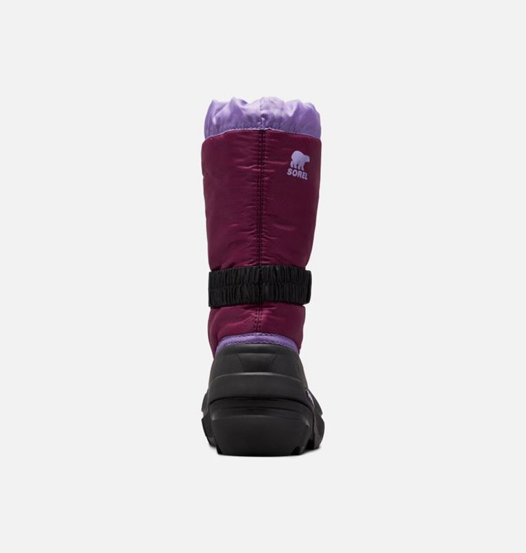 Sorel Youth Flurry™ - Kids Snow Boots Purple/Black - 423076LSA